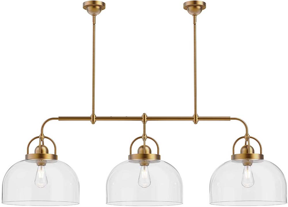 Alora Mood LP461155AG Lancaster Aged Gold Kitchen Island Light Fixture