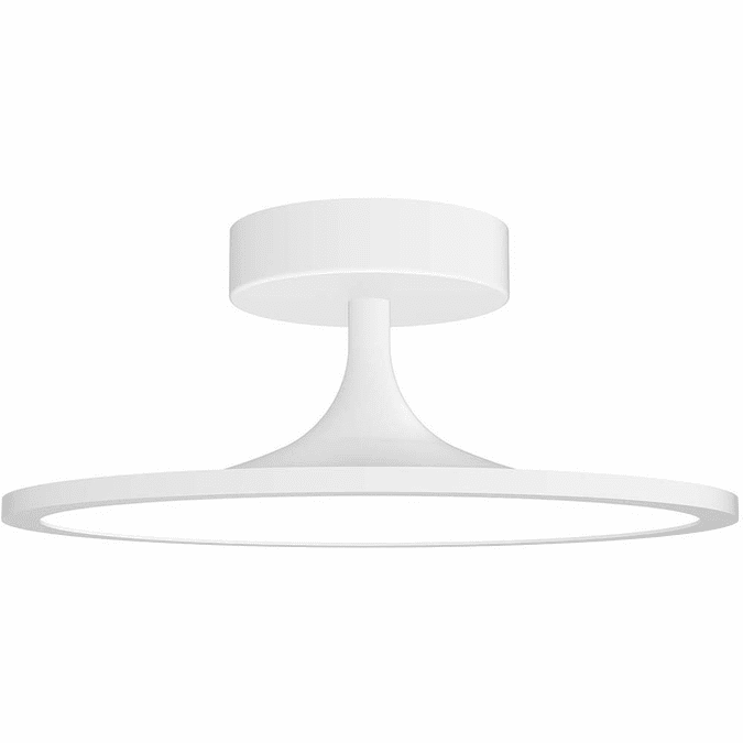 Alora Mood SF418012WH Issa Contemporary White LED Ceiling Light Fixture KUZSF418012WH