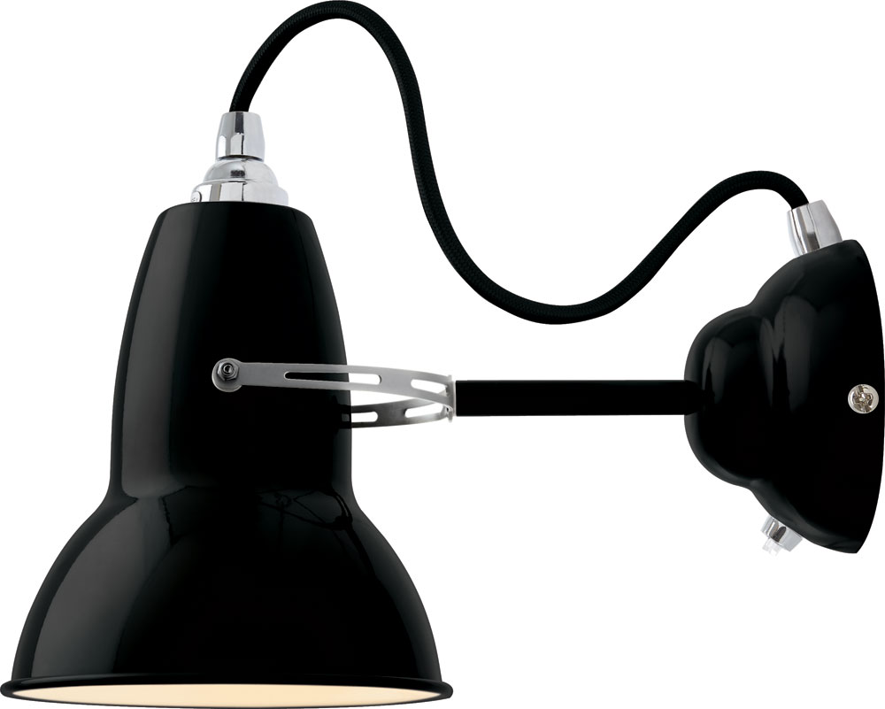 Anglepoise 32500 Original 1227 Contemporary Jet Black LED Lamp Sconce
