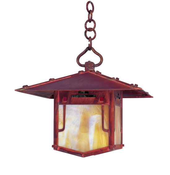 Arroyo Craftsman PDH12GRC Pagoda Asian Outdoor Hanging Pendant Light