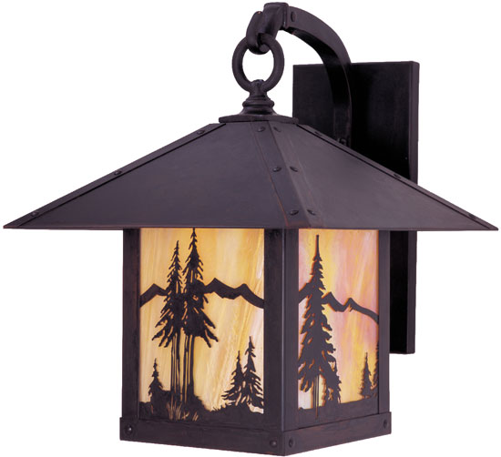 Arroyo Craftsman TRB16MN Timber Ridge 16 inch Outdoor Wall Sconce with