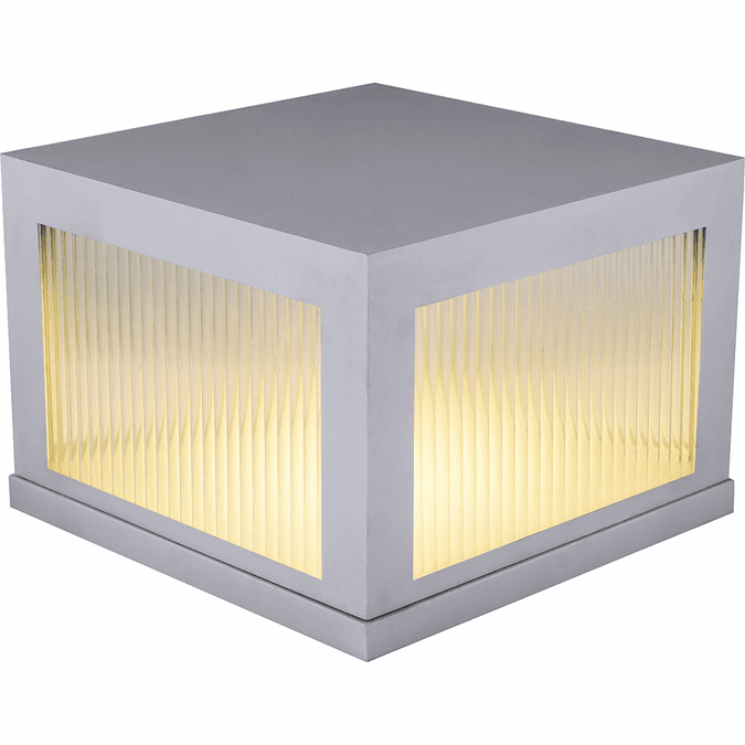 Avenue Lighting AV9905SLV Avenue Outdoor Modern Silver LED Exterior 14" Pier Mount AVNAV9905SLV