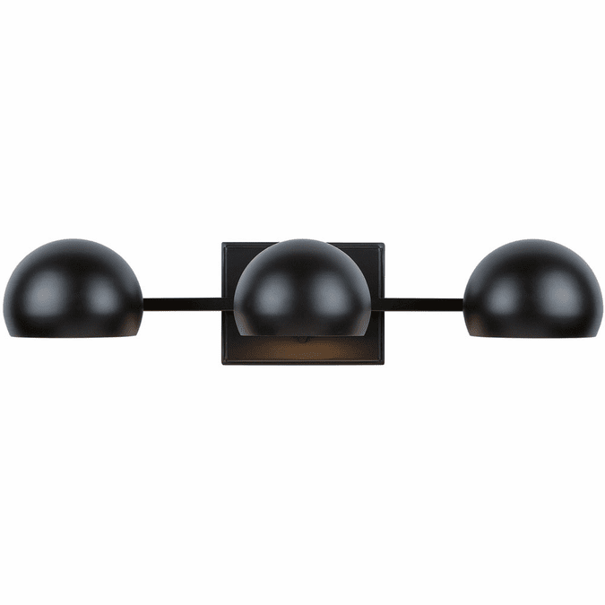 Capital Lighting 133131MB Hadley Modern Matte Black 3Light Bathroom