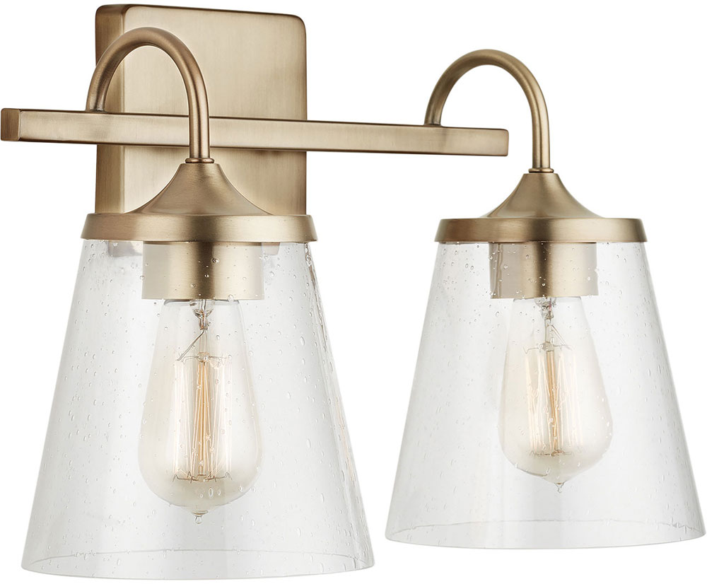 Capital Lighting 139122AD496 20 Aged Brass 2Light Bathroom Wall