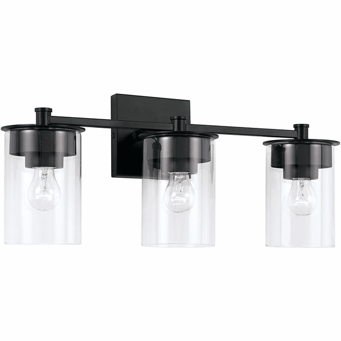 Capital Lighting 146831MB532 Mason Modern Matte Black 4Light Bathroom