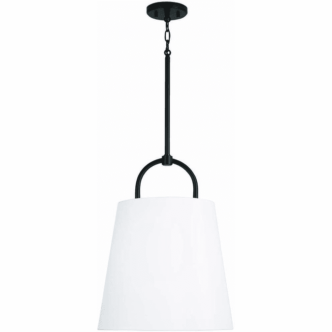 Capital Lighting 349412MB Brody Matte Black Pendant Lighting Fixture