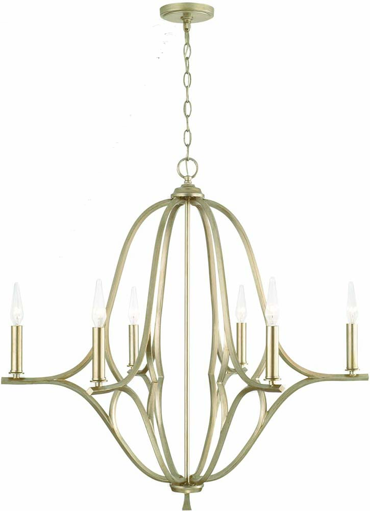 Capital Lighting 450061BS Claire Modern Brushed Champagne 32" Ceiling