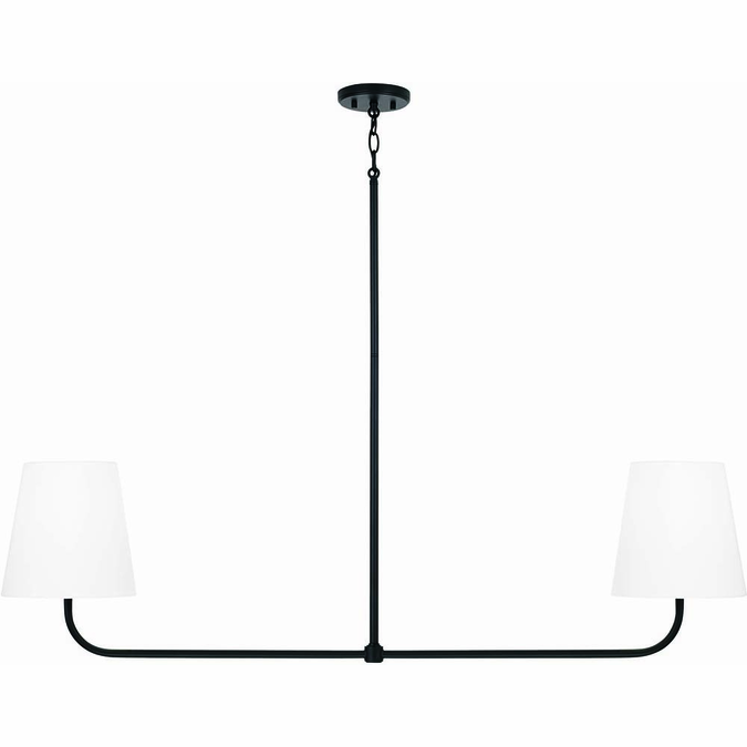 Capital Lighting 849421MB Brody Matte Black Kitchen Island Light CPT