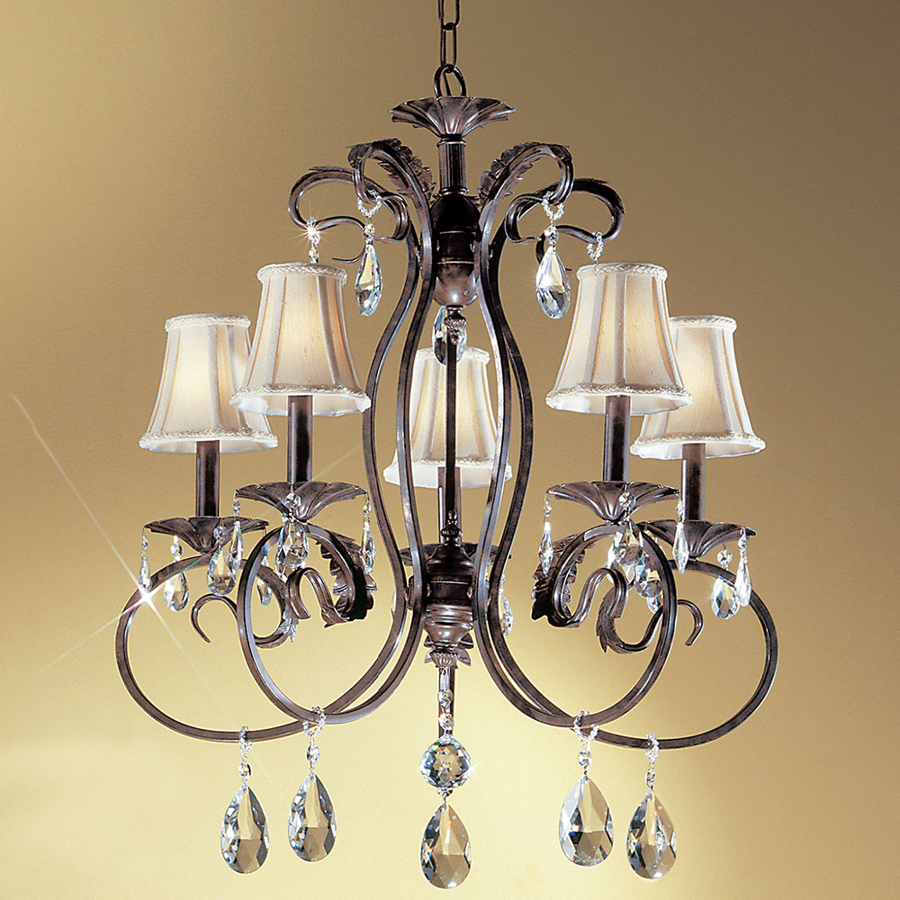 Classic Lighting 68315 EB C Manilla II Crystal English Bronze Ceiling