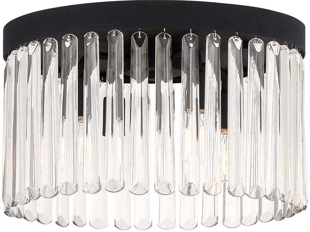 Crystorama EMO5400BF Emory Crystal Black Ceiling Lighting