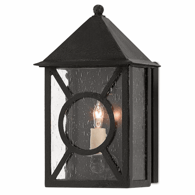 Currey & Company 55000004 Ripley Midnight Outdoor Lighting Wall Sconce