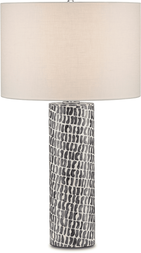 Currey & Company 60000826 Charcoal Modern Gray / White / Polished