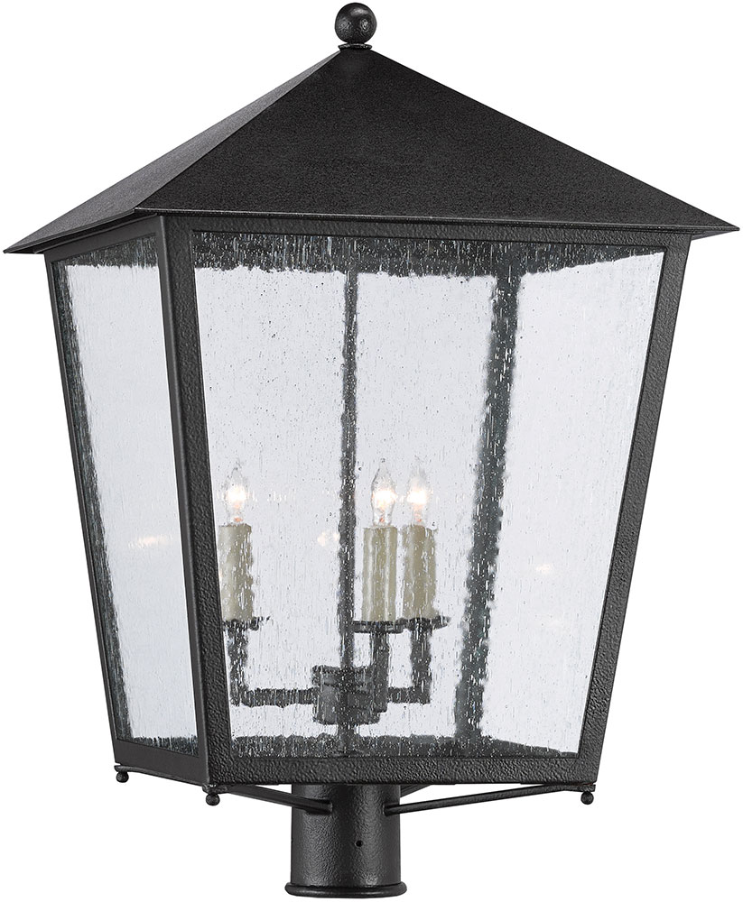 Currey & Company 96000006 Bening Midnight Outdoor Post Light CCO96000006