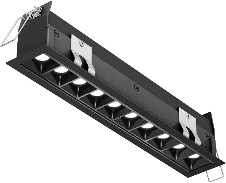 DALS Lighting MSL103KBK Pinpoint Modern Black LED Recessed Light