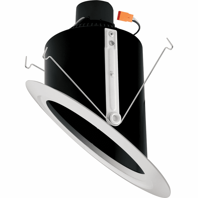 Elco EL761CT5B Modern Black Recessed LED Light 15W 6 Inch Super Sloped