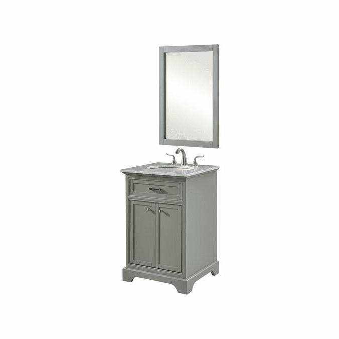 Elegant VF15024GR Americana Light Grey Bathroom Sink And Vanities ELEVF15024GR