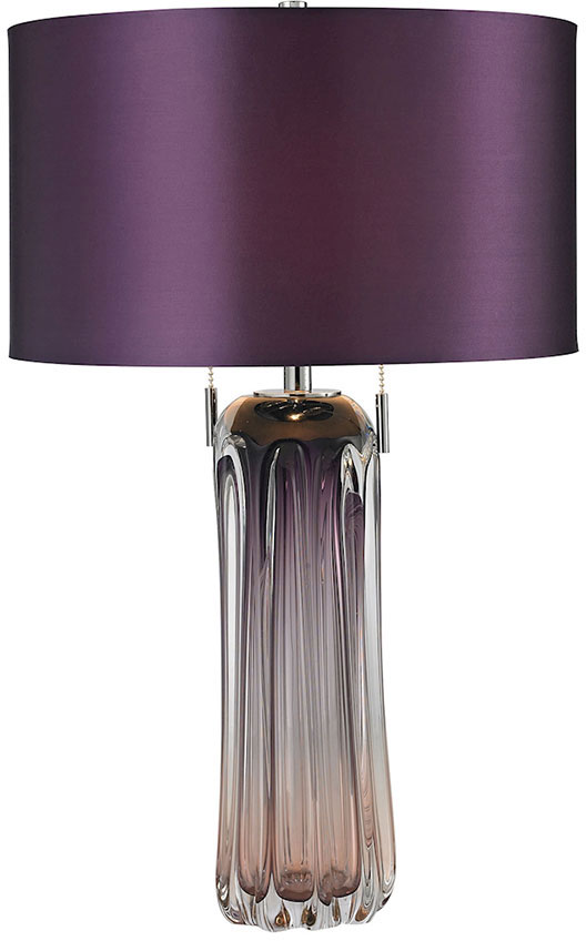 Elk Home Signature D2661 Ferrara Modern Purple Table Top Lamp - EKH-D2661