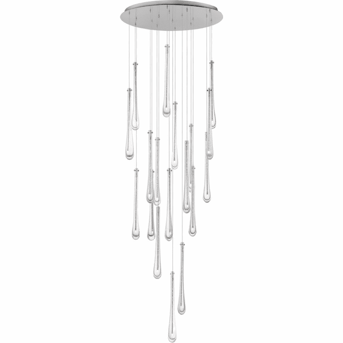 ET2 E24219122SN Stillo Contemporary Satin Nickel LED Multi Drop