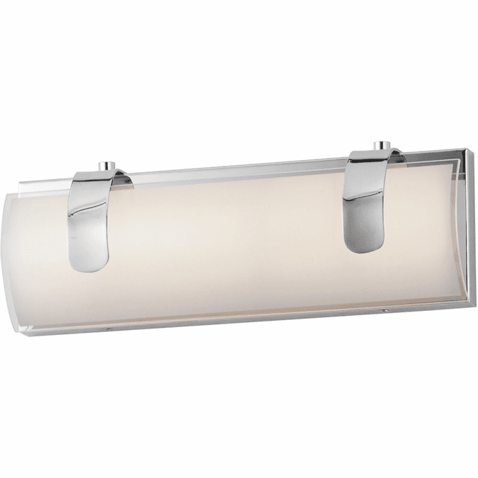 ET2 E25131-92PC Clutch Polished Chrome LED 13" Bathroom Lighting Fixture