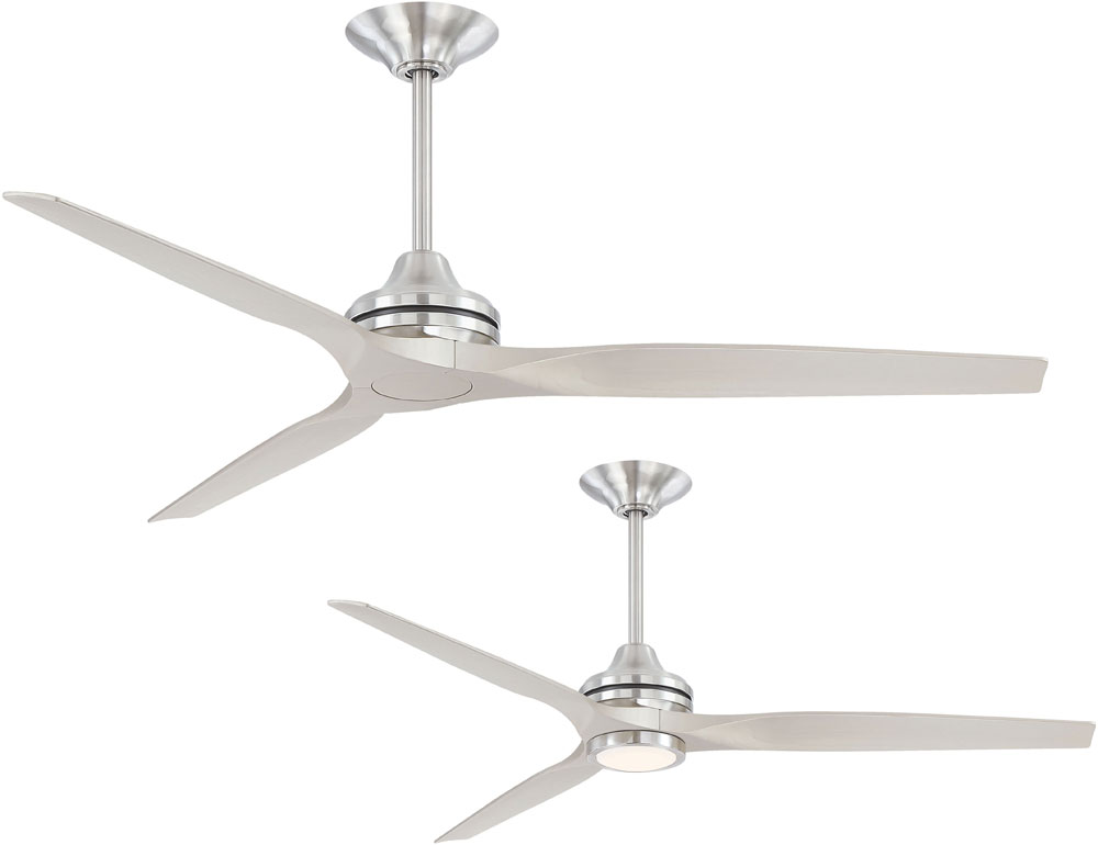 Fanimation MAD6721BN Spitfire Modern Brushed Nickel LED Ceiling Fan