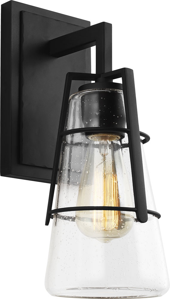 Generation Lighting VS2471MBK Adelaide Modern Midnight Black Wall