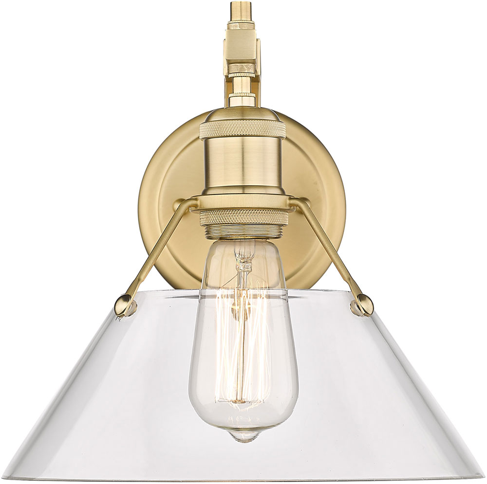 Golden Lighting 33061W BCBCLR Orwell Modern Brushed Champagne Bronze
