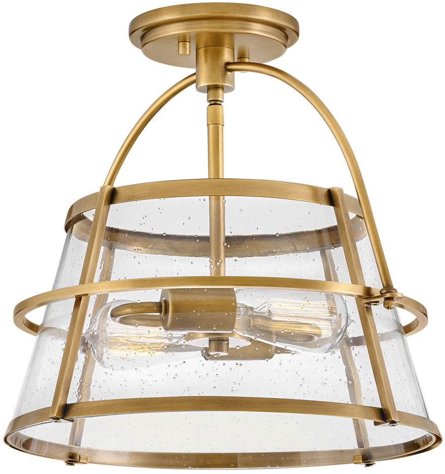 Hinkley 38111HBHB Tournon Contemporary Heritage Brass LED Overhead