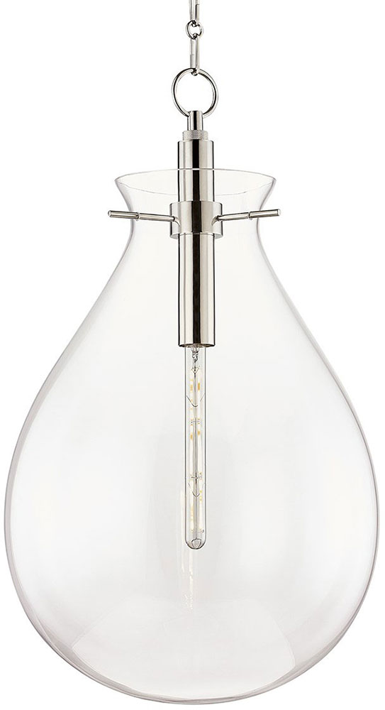 Hudson Valley BKO103PN Ivy Modern Polished Nickel LED 18" Hanging