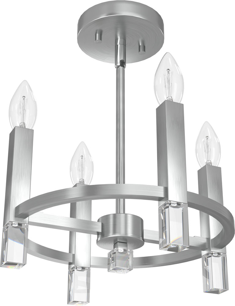 Hunter Lighting 19524 Sunjai Flush Mount Lighting Fixture HNL19524