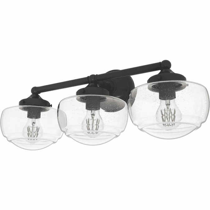 Hunter Lighting 19617 Saddle Creek Modern 3-Light Bathroom Wall Light ...