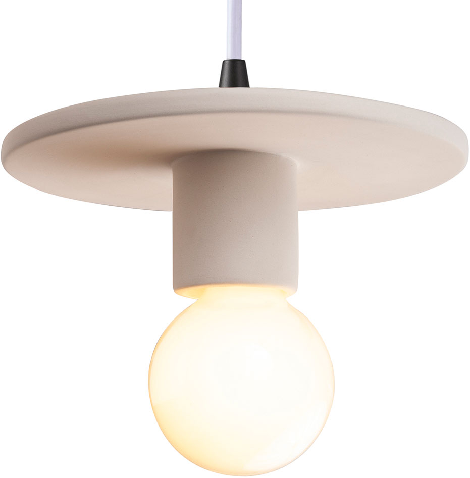 Justice Design CER 6320 BIS MBLK WTCD Radiance Bisque Mini Lighting 