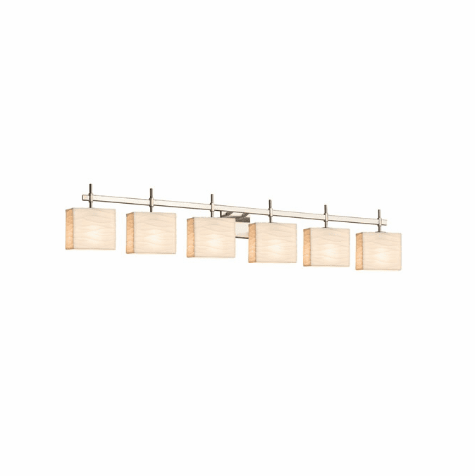 Justice Design PNA841655 Porcelina Union Contemporary 6Light Vanity