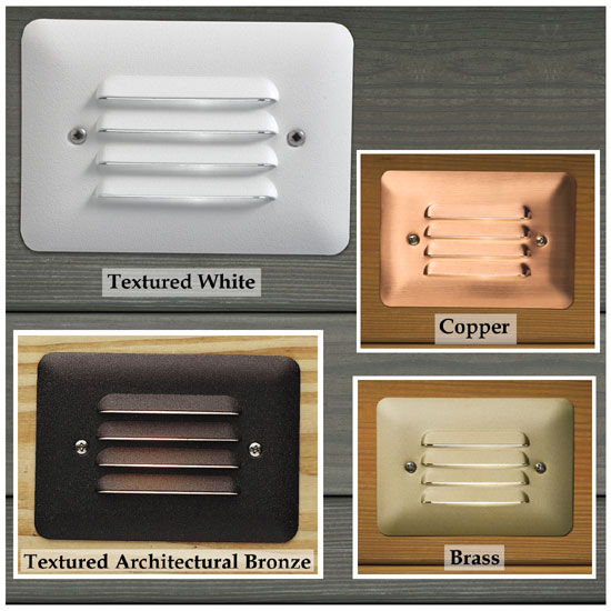 Kichler 15072 Louvered LowVoltage Step Light kic15072