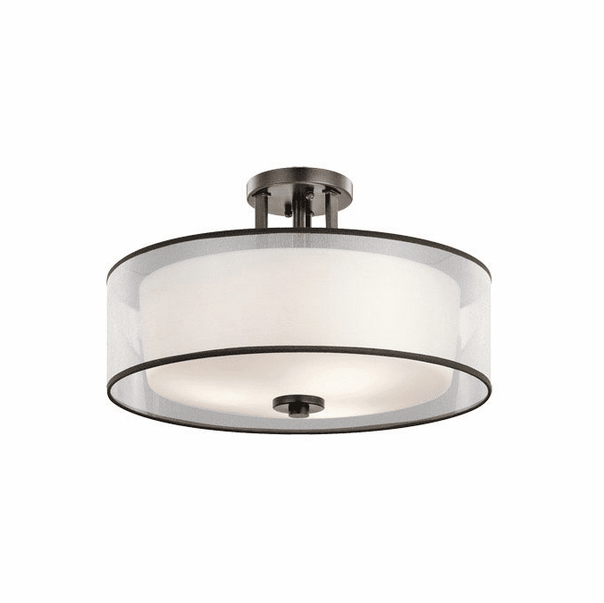 Kichler 43194MIZ Tallie Contemporary Mission Bronze Ceiling Light KIC