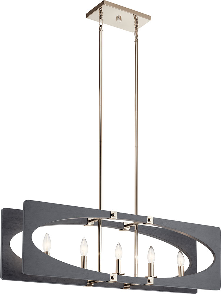 Kichler 44360DWG Alscar Contemporary Driftwood Grey Kitchen Island