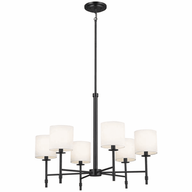 Kichler 52500BK Ali Black 28" Ceiling Chandelier KIC52500BK