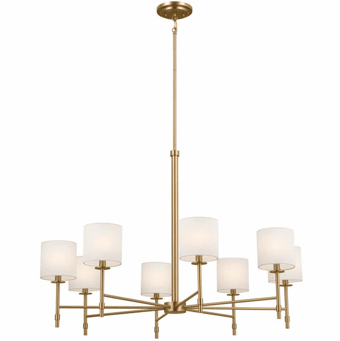 Kichler 52502BNB Ali Brushed Natural Brass 39" Chandelier Light KIC
