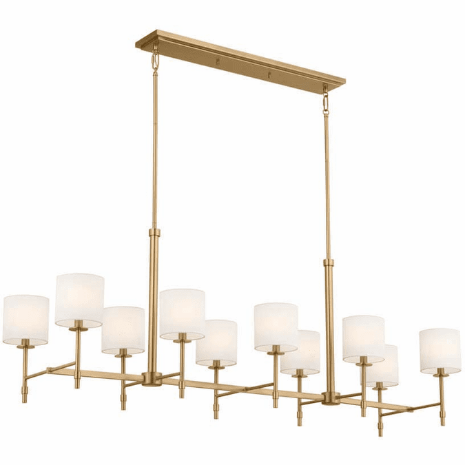 Kichler 52503BNB Ali Brushed Natural Brass Kitchen Island Lighting
