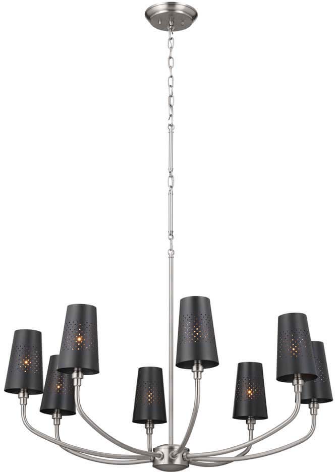 Kichler 52509CLP Adeena Modern Classic Pewter Chandelier Lighting KIC52509CLP