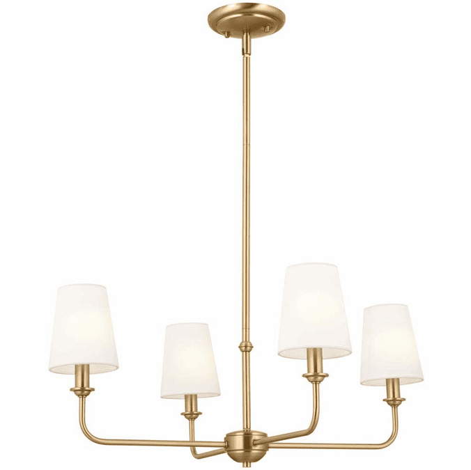 Kichler 52520BNB Pallas Brushed Natural Brass Lighting Chandelier KIC