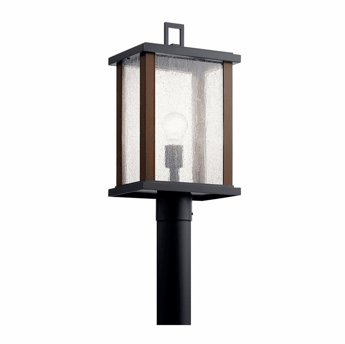 Kichler 59019BK Marimount Black Outdoor Post Lamp KIC59019BK