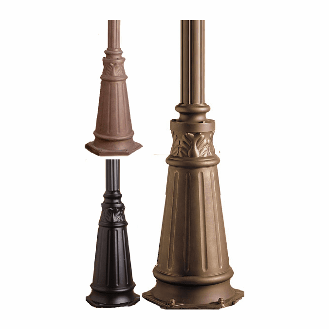Kichler 9510 Bases for Posts for Outdoor Post Lights KIC9510
