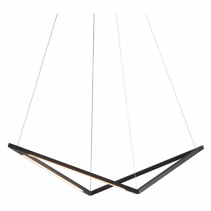 Koncept ZBP16BSWMTBCNP ZBar Pendant Contemporary Matte Black LED