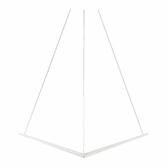 Koncept ZBP16BSWMWTCNP ZBar Pendant Modern Matte White LED