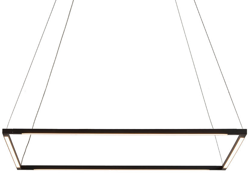 Koncept ZBP24SSWMTBCNP ZBar Pendant Modern Matte Black LED