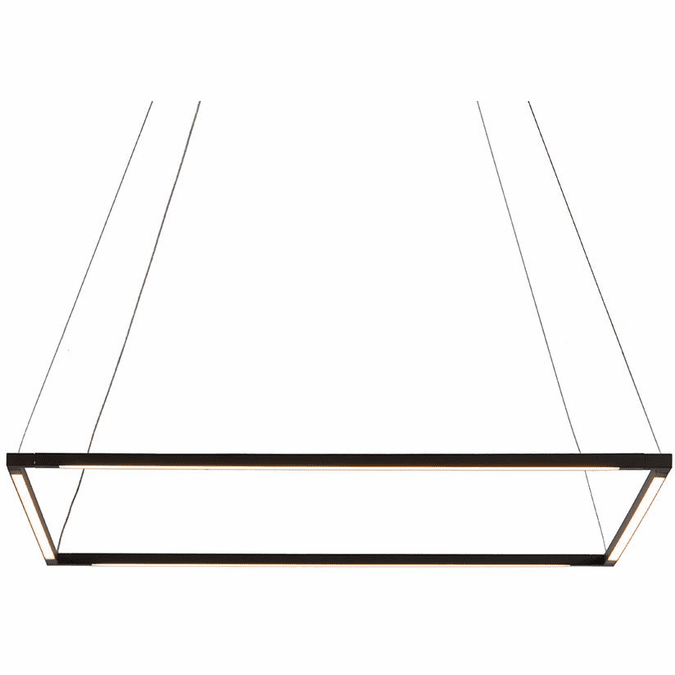 Koncept ZBP24SSWMTBCNP ZBar Pendant Modern Matte Black LED