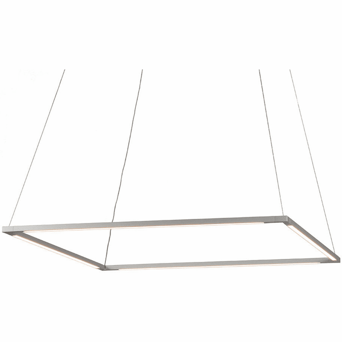 Koncept ZBP24SSWSILCNP ZBar Pendant Modern Silver LED Drop