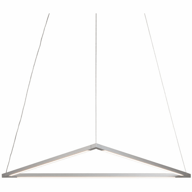 Koncept ZBP24TSWSILCNP ZBar Pendant Modern Silver LED Pendant