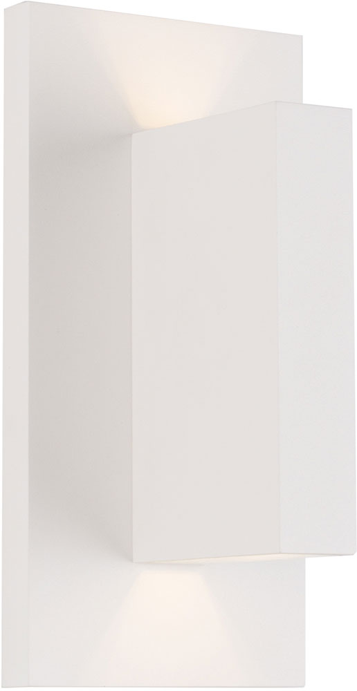 Kuzco EW22109WH Vista Contemporary White LED Outdoor Wall Sconce