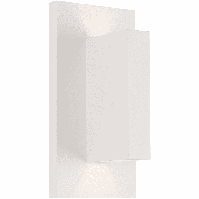 Kuzco EW22109WH Vista Contemporary White LED Outdoor Wall Sconce